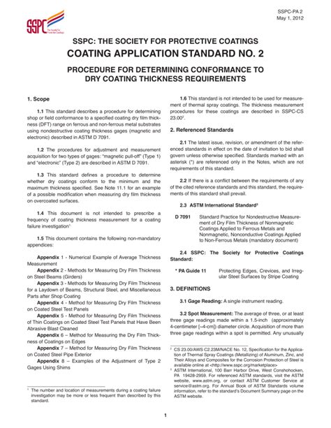 measuring dry film coating thickness according to sspc-pa 3|coating thickness measurement pdf.